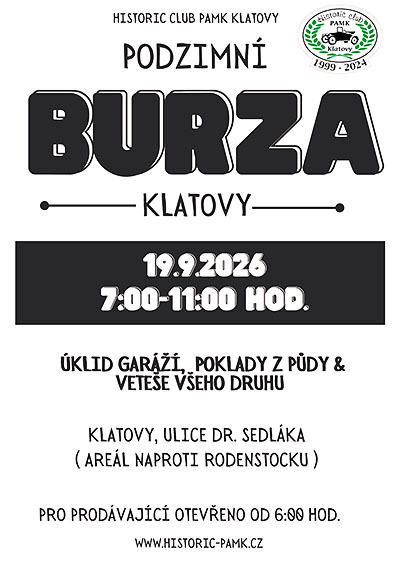 Podzimní burza 2026
