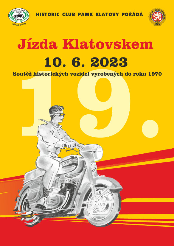 Plakat Jízda Klatovskem 2023 